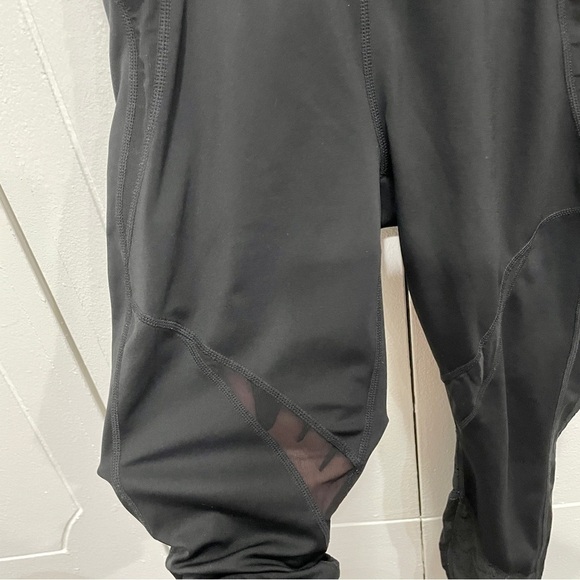 Athleta Black Mesh Leggings - Picture 7 of 10